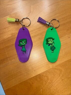 Movie fandom vibes keychains handcrafted by me. Pick 1